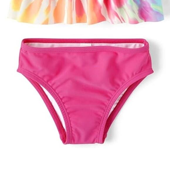 New The Children's Place Girls and Toddler 4T Short Sleeve Rashguard Swimsuit - Picture 3 of 3